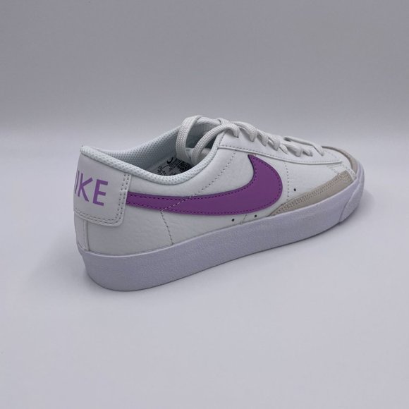 Nike Blazer Low ' 77 White / Purple Womens Shoes - Picture 8 of 8